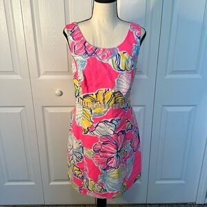 Lilly Pulitzer Kir Royal Swept by the tides cut out Iggy shift dress